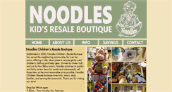 Desktop Screenshot of noodlesresale.com