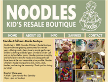 Tablet Screenshot of noodlesresale.com
